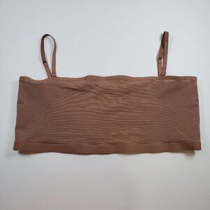 SKIMS Sheer Sculpt Bandeau Women Size 3X Plus NWOT Adjustable Straps